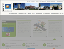 Tablet Screenshot of entreprises-aix.com